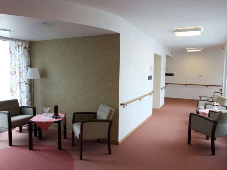 Maison Franz Jordan à Warburg Couloir avec mains courantes