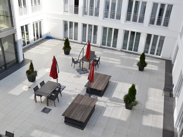 Résidence pour personnes âgées Philosophenweg à Wetzlar Terrasse