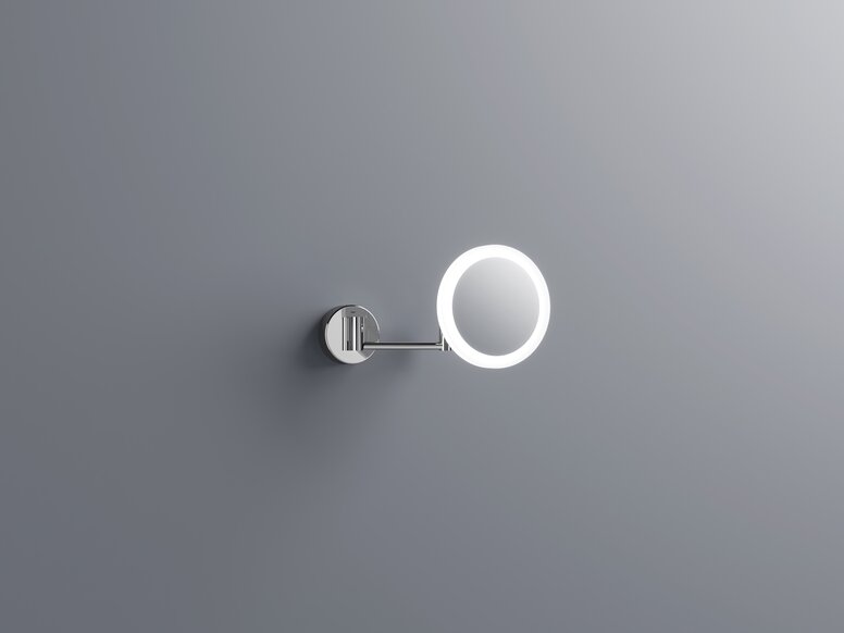 Miroir cosmétique HEWI Miroir de courtoisie éclairé